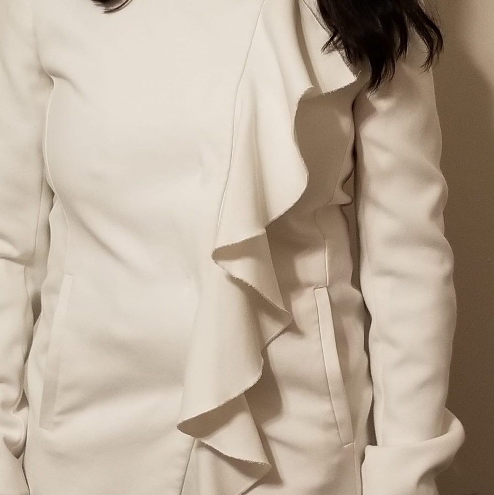 Zara Ruffle Jacket Size S - Picture 6 of 6